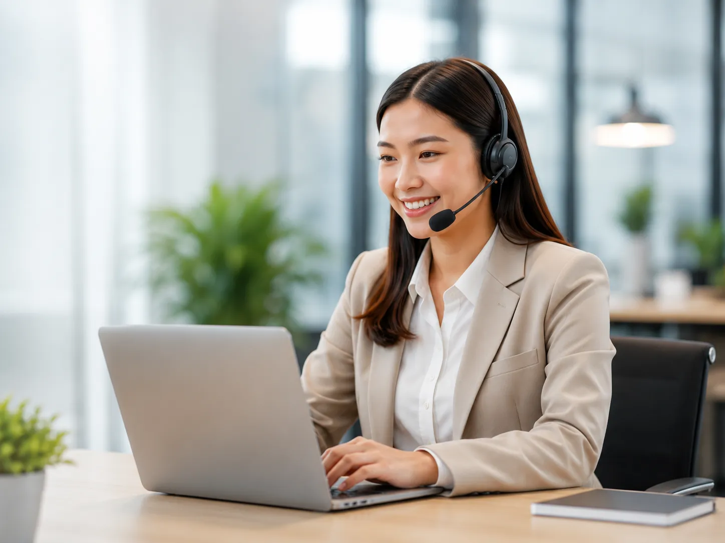 Foto customer service IzinPro siap membantu