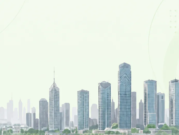 Ilustrasi gedung perkantoran